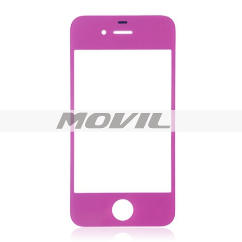 Replacement Front Glass for iPhone 44S4 CDMA GSM (Purple)